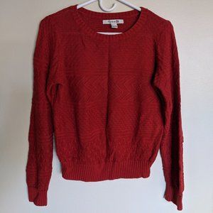 Forever 21 Red Crew Sweater